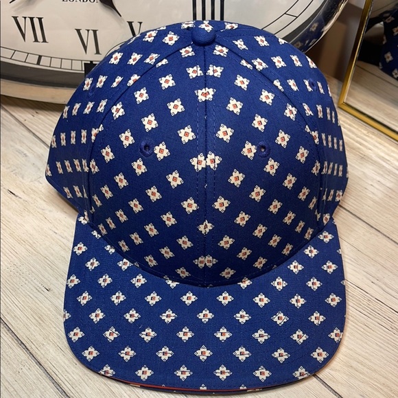 Marc By Marc Jacobs Blue Patterned Hat - Picture 1 of 5
